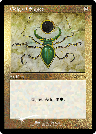 Golgari Signet (Retro) (Foil Etched) [Secret Lair Drop Series] - Destination Retro