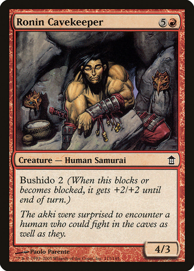 Ronin Cavekeeper [Saviors of Kamigawa] - Destination Retro