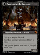 Jerren, Corrupted Bishop // Ormendahl, the Corrupted [Innistrad: Midnight Hunt] - Destination Retro
