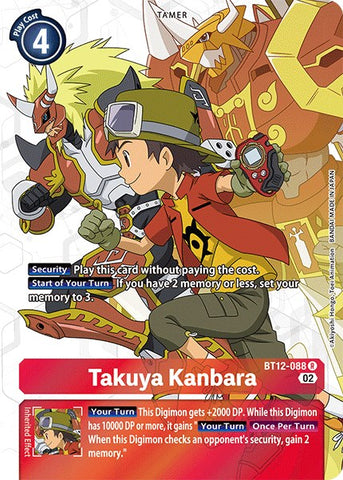 Takuya Kanbara [BT12-088] (Alternate Art) [Across Time] - Destination Retro