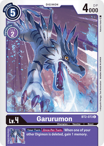 Garurumon [BT2-073] [Release Special Booster Ver.1.0] - Destination Retro
