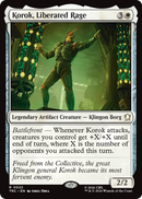 Korok, Liberated Rage (Surge Foil) [Star Trek Commander] - Destination Retro