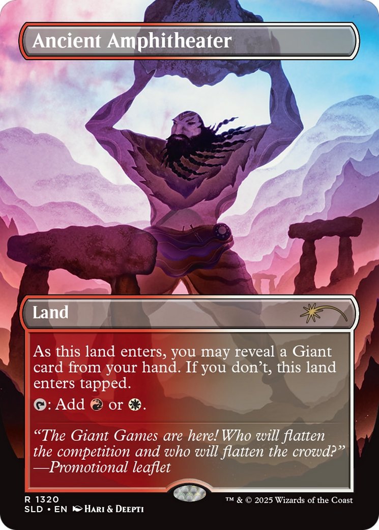 Ancient Amphitheater (Rainbow Foil) [Secret Lair Drop Series] - Destination Retro