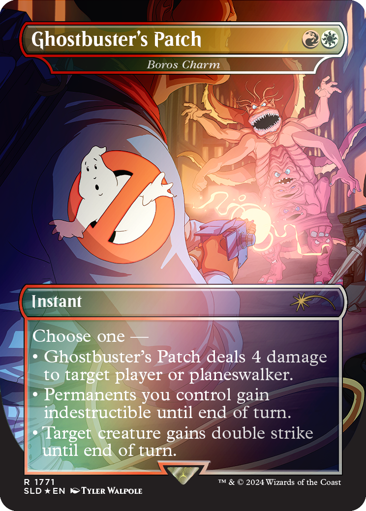 Ghostbuster's Patch - Boros Charm (Rainbow Foil) [Secret Lair Drop Series] - Destination Retro