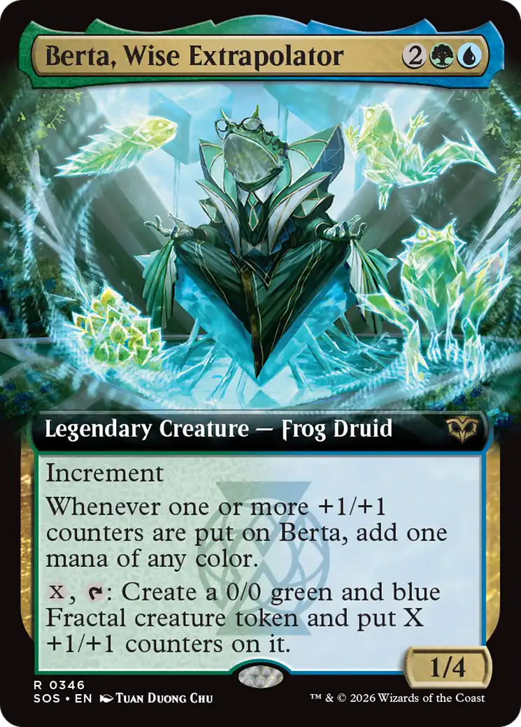 Berta, Wise Extrapolator (Extended Art) [Secrets of Strixhaven] - Destination Retro