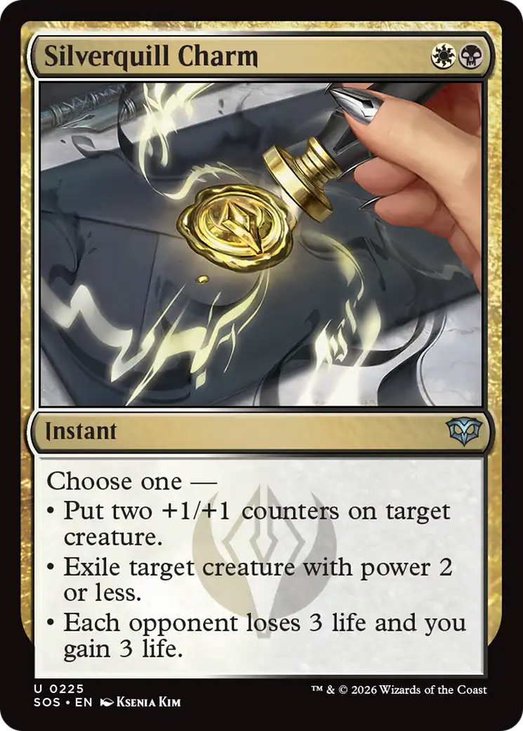 Silverquill Charm [Secrets of Strixhaven] - Destination Retro