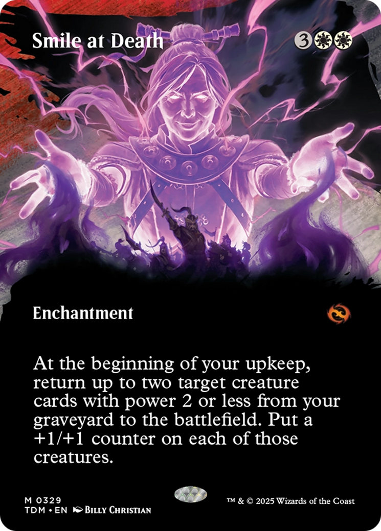 Smile at Death (Borderless) [Tarkir: Dragonstorm] - Destination Retro
