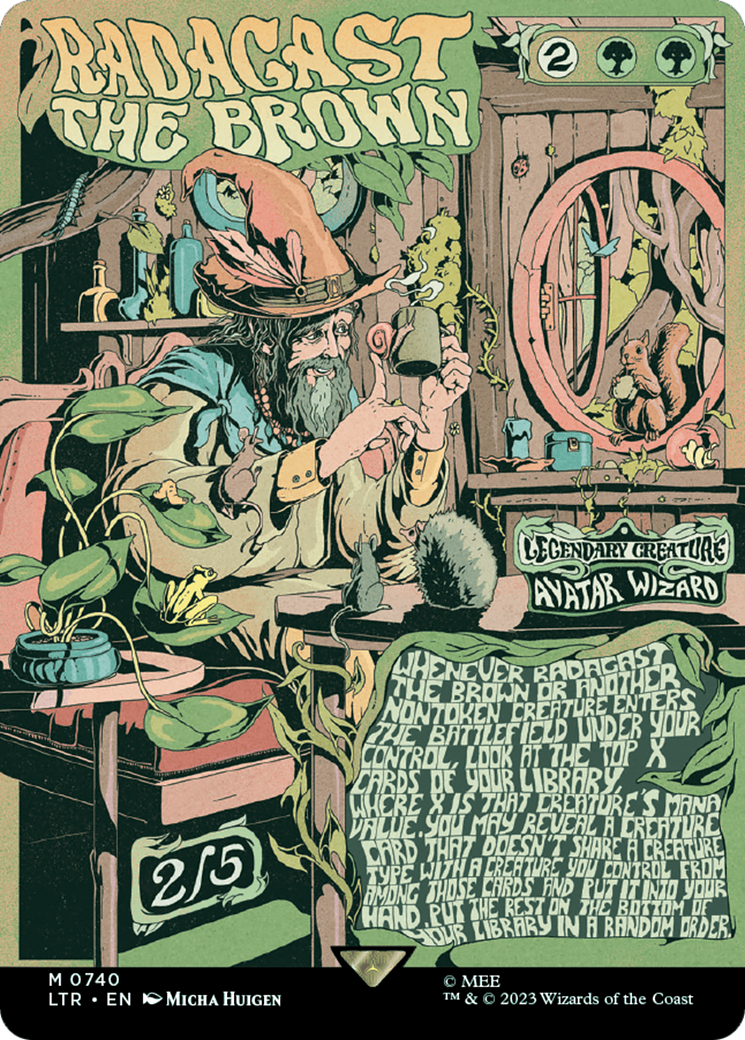 Radagast the Brown (Borderless Poster) [The Lord of the Rings: Tales of Middle-Earth] - Destination Retro