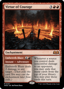 Virtue of Courage // Embereth Blaze [Wilds of Eldraine] - Destination Retro