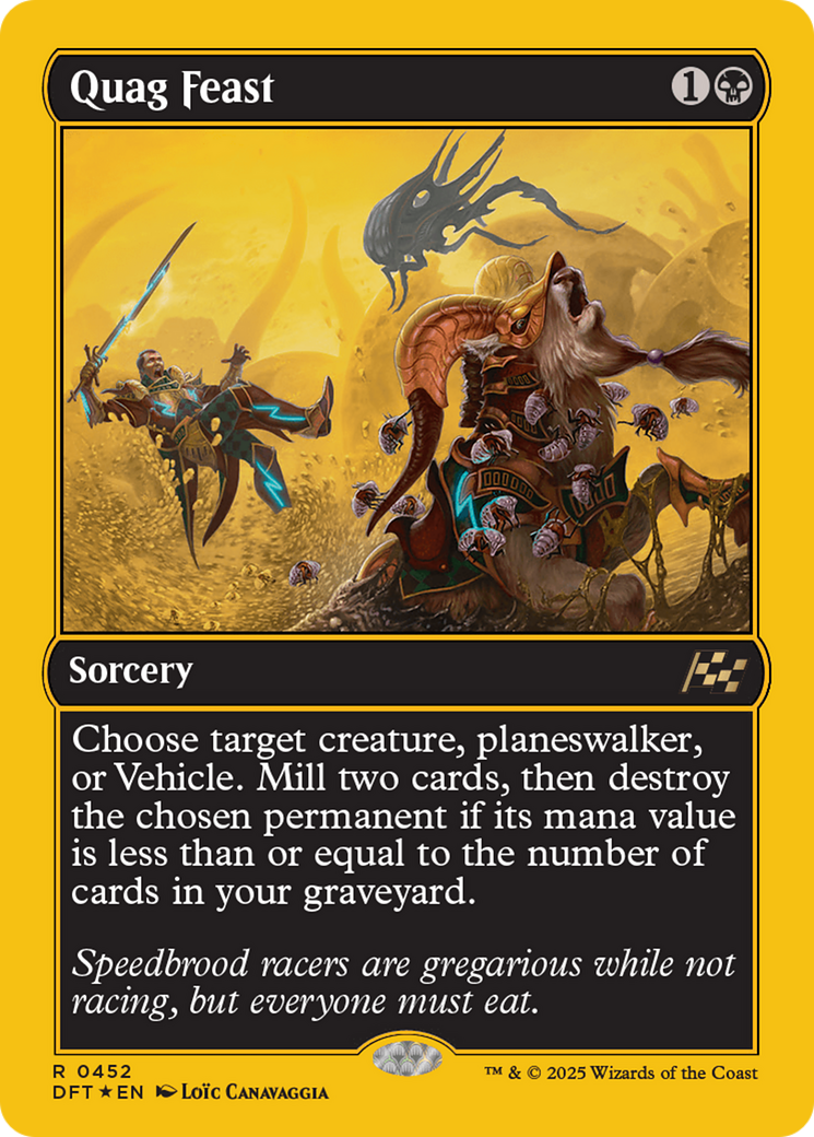 Quag Feast (First-Place Foil) [Aetherdrift] - Destination Retro