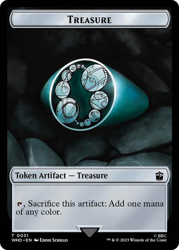 Copy // Treasure (0031) Double-Sided Token [Doctor Who Tokens] - Destination Retro
