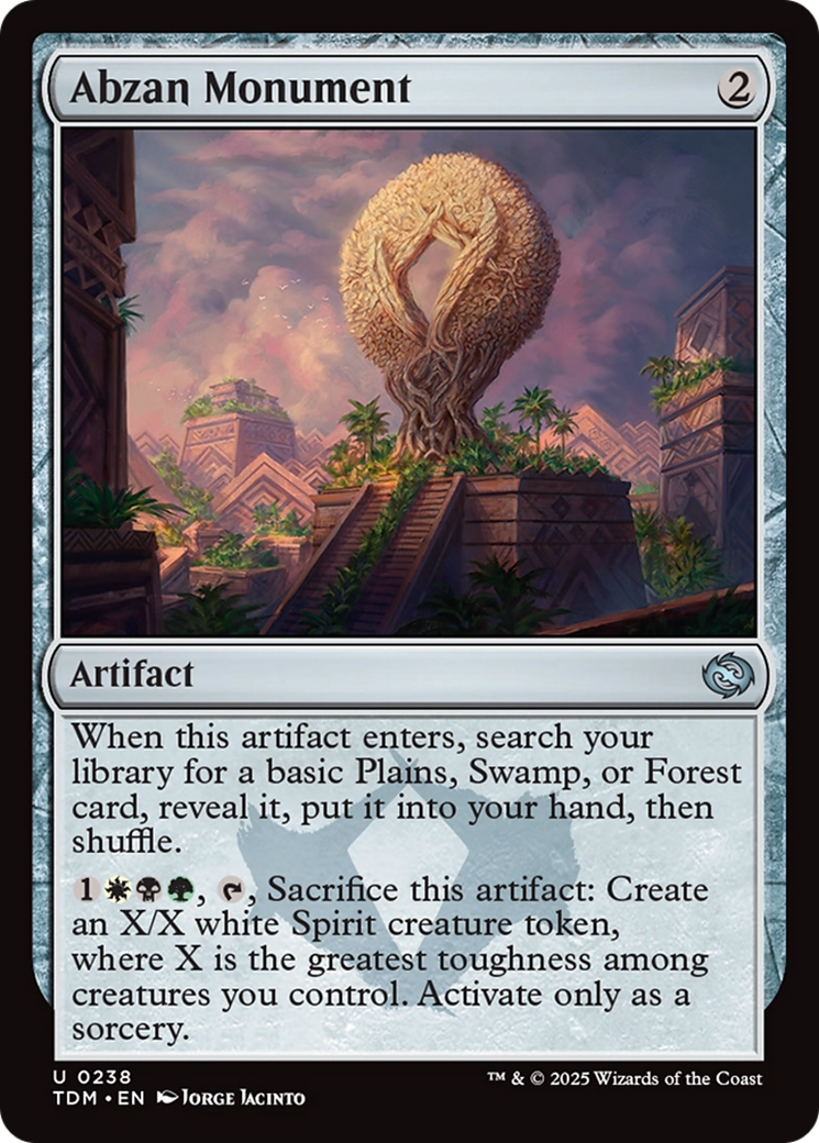 Abzan Monument [Tarkir: Dragonstorm] - Destination Retro