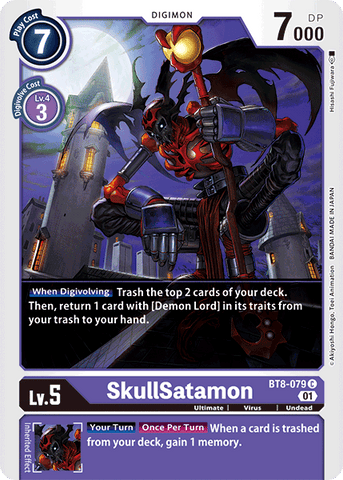 SkullSatamon [BT8-079] [New Awakening] - Destination Retro
