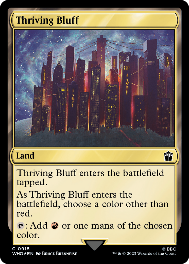 Thriving Bluff (Surge Foil) [Doctor Who] - Destination Retro