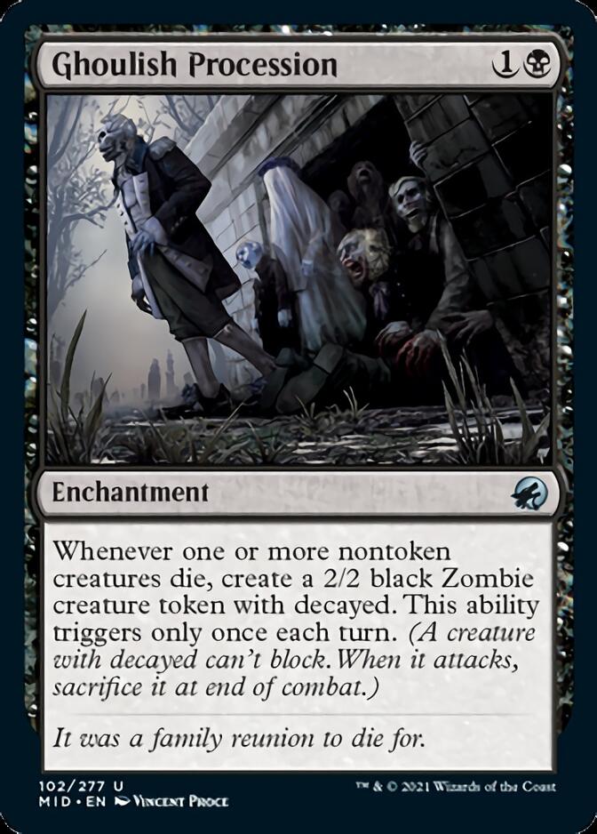 Ghoulish Procession [Innistrad: Midnight Hunt] - Destination Retro