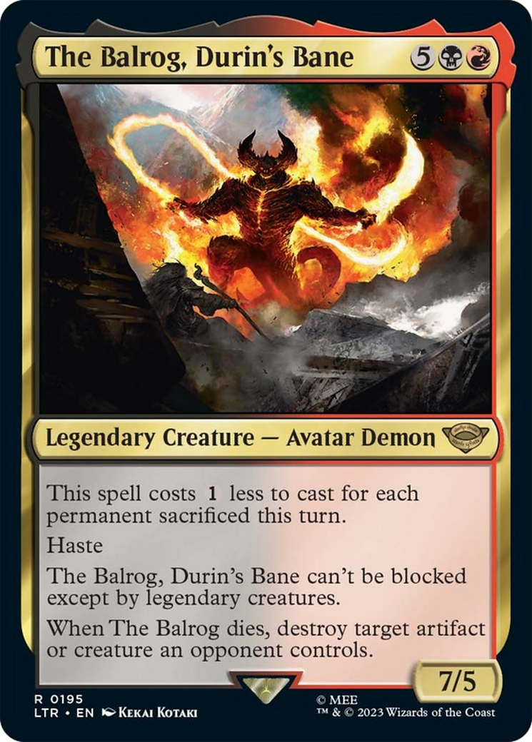 The Balrog, Durin's Bane [The Lord of the Rings: Tales of Middle-Earth] - Destination Retro