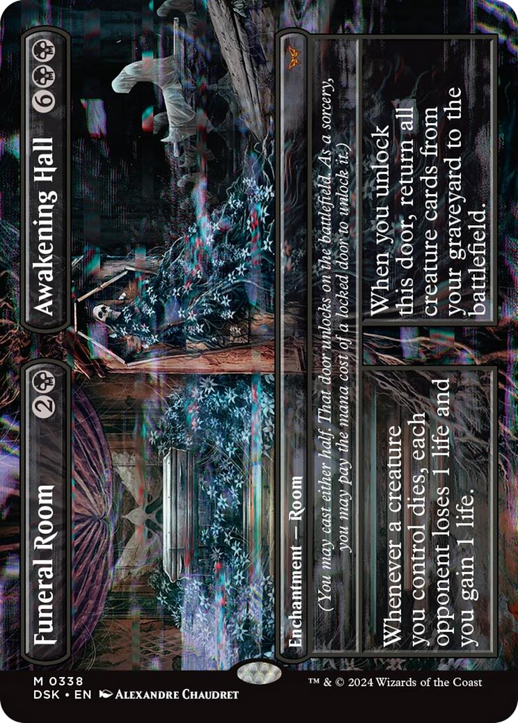 Funeral Room // Awakening Hall (Borderless) [Duskmourn: House of Horror] - Destination Retro