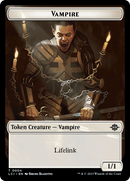 Bat // Vampire (0004) Double-Sided Token [The Lost Caverns of Ixalan Commander Tokens] - Destination Retro