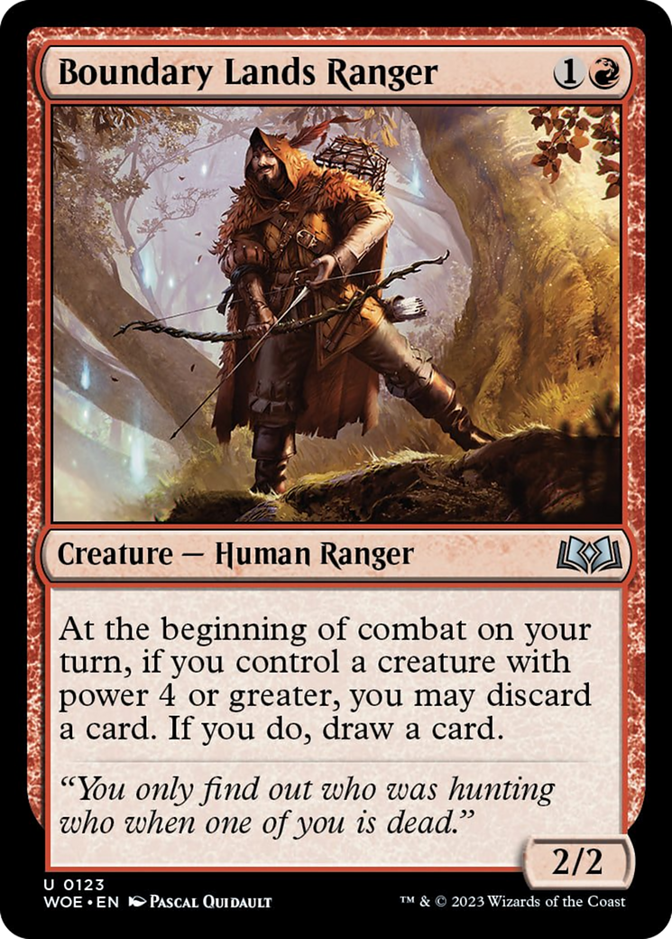 Boundary Lands Ranger [Wilds of Eldraine] - Destination Retro