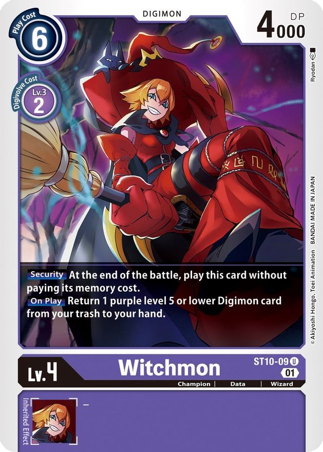 Witchmon [ST10-09] [Starter Deck: Parallel World Tactician] - Destination Retro