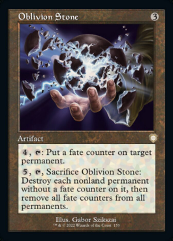 Oblivion Stone (Retro) [The Brothers' War Commander] - Destination Retro