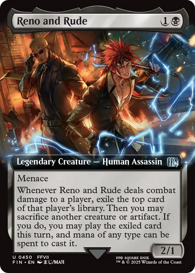 Reno and Rude (Extended Art) [FINAL FANTASY] - Destination Retro