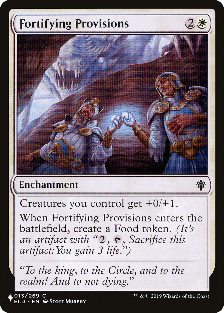 Fortifying Provisions [The List] - Destination Retro