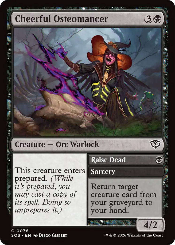 Cheerful Osteomancer [Secrets of Strixhaven] - Destination Retro