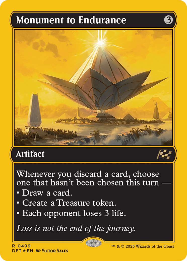 Monument to Endurance (First-Place Foil) [Aetherdrift] - Destination Retro