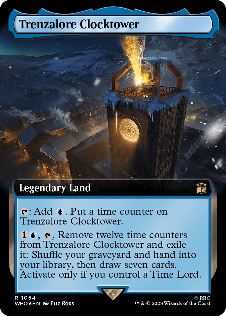 Trenzalore Clocktower (Extended Art) (Surge Foil) [Doctor Who] - Destination Retro