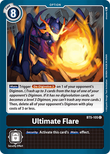 Ultimate Flare [BT5-105] [Battle of Omni] - Destination Retro