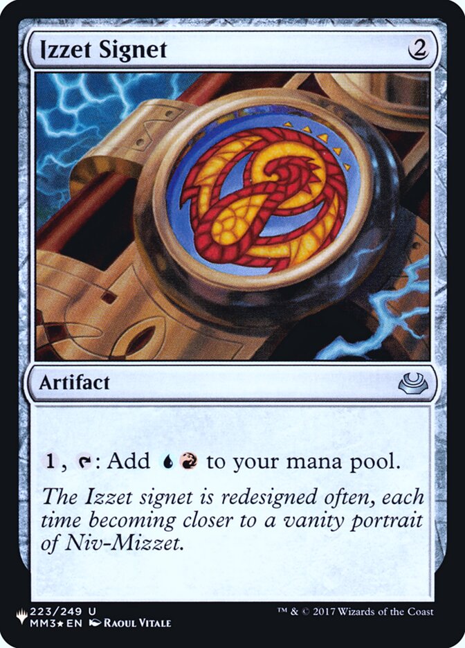 Izzet Signet [Secret Lair: Heads I Win, Tails You Lose] - Destination Retro