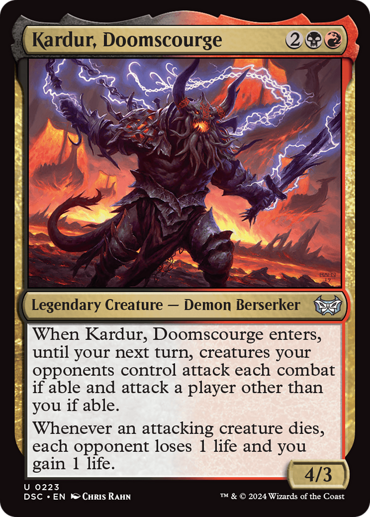 Kardur, Doomscourge [Duskmourn: House of Horror Commander] - Destination Retro