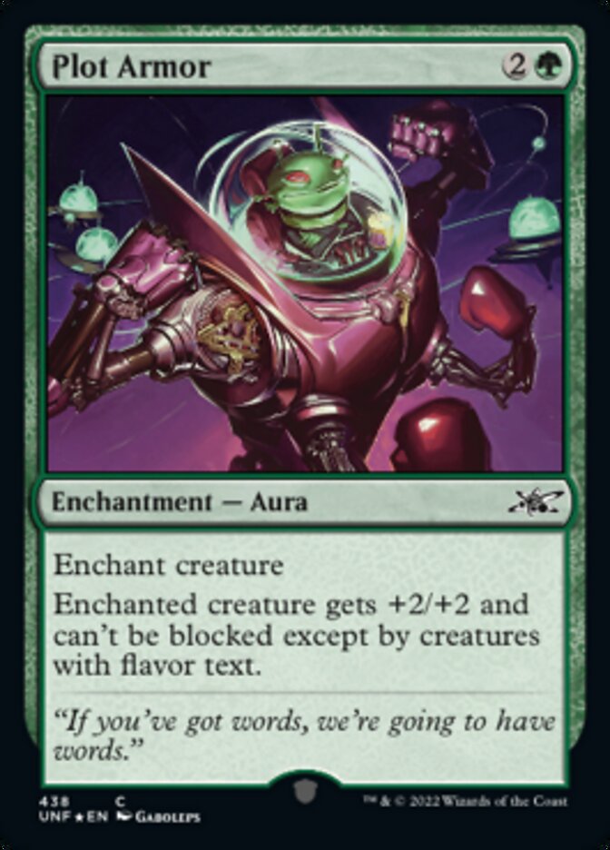Plot Armor (Galaxy Foil) [Unfinity] - Destination Retro