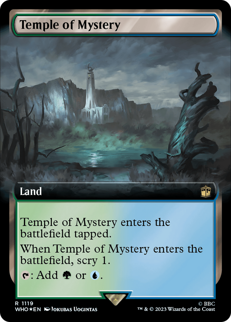 Temple of Mystery (Extended Art) (Surge Foil) [Doctor Who] - Destination Retro