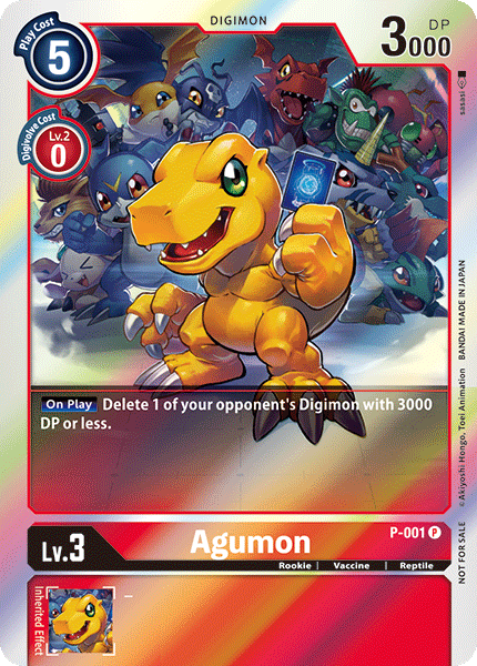 Agumon [P-001] [Promotional Cards] - Destination Retro