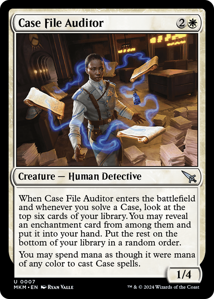 Case File Auditor (Blue) [Murders at Karlov Manor] - Destination Retro
