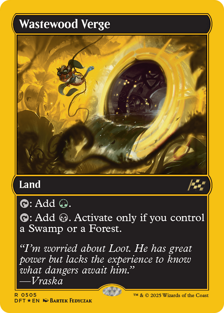 Wastewood Verge (First-Place Foil) [Aetherdrift] - Destination Retro