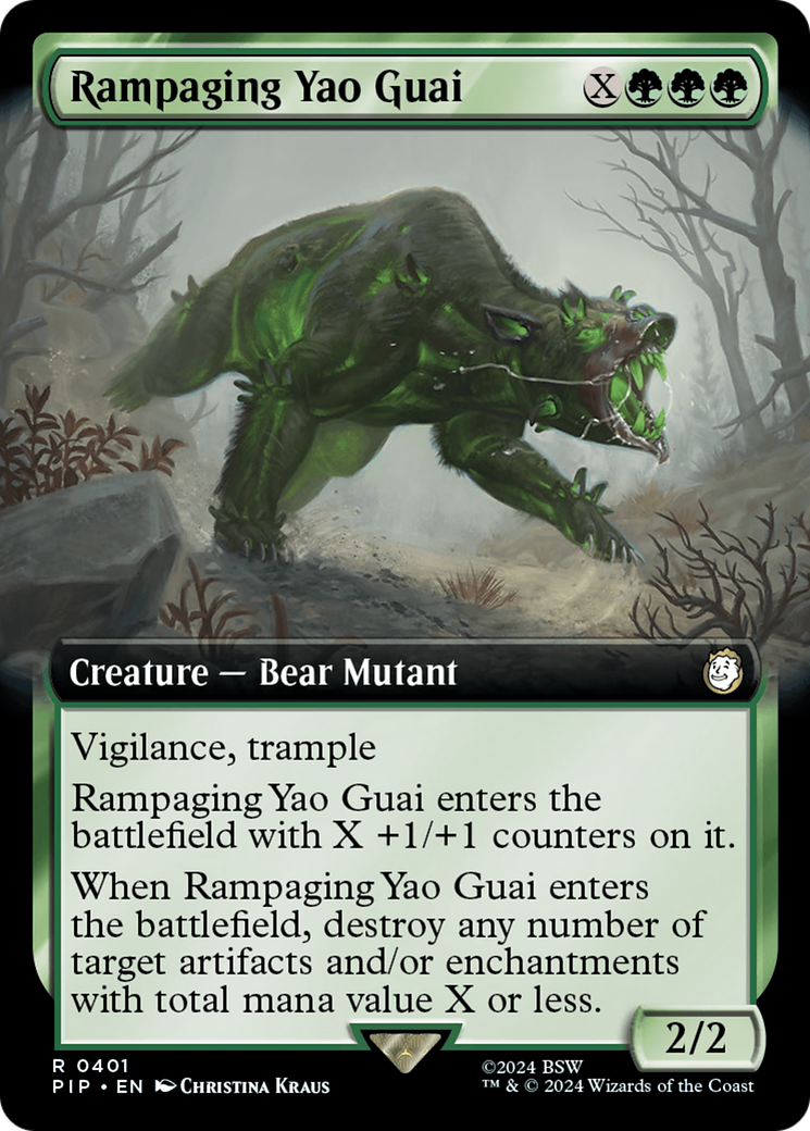 Rampaging Yao Guai (Extended Art) [Fallout] - Destination Retro