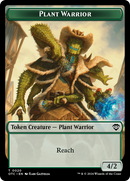 Plant Warrior // Treasure Double-Sided Token [Outlaws of Thunder Junction Commander Tokens] - Destination Retro
