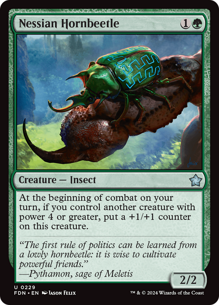 Nessian Hornbeetle [Foundations] - Destination Retro