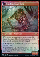 Ill-Tempered Loner // Howlpack Avenger [Innistrad: Crimson Vow Prerelease Promos] - Destination Retro