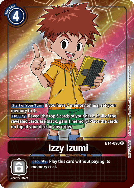 Izzy Izumi [BT4-096] (Buy-A-Box Promo) [Great Legend Promos] - Destination Retro