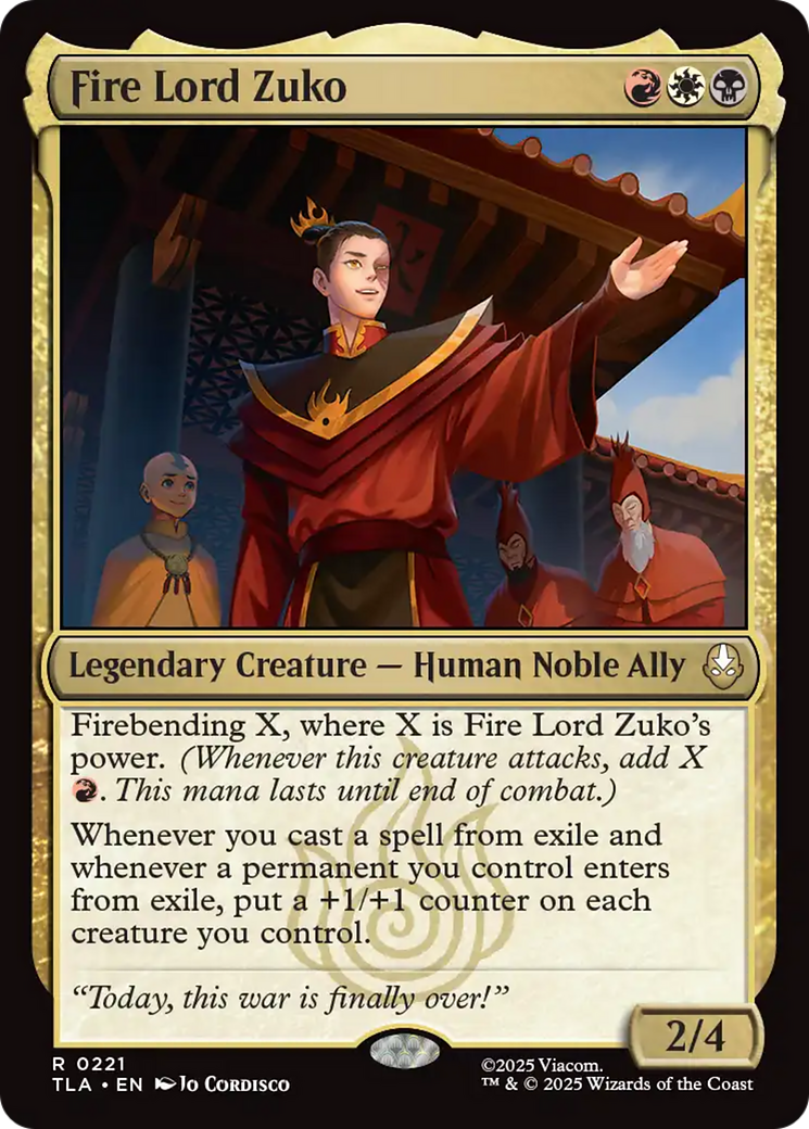 Fire Lord Zuko [Avatar: The Last Airbender] - Destination Retro