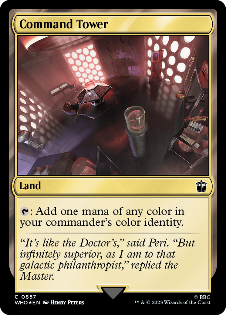 Command Tower (0857) (Surge Foil) [Doctor Who] - Destination Retro