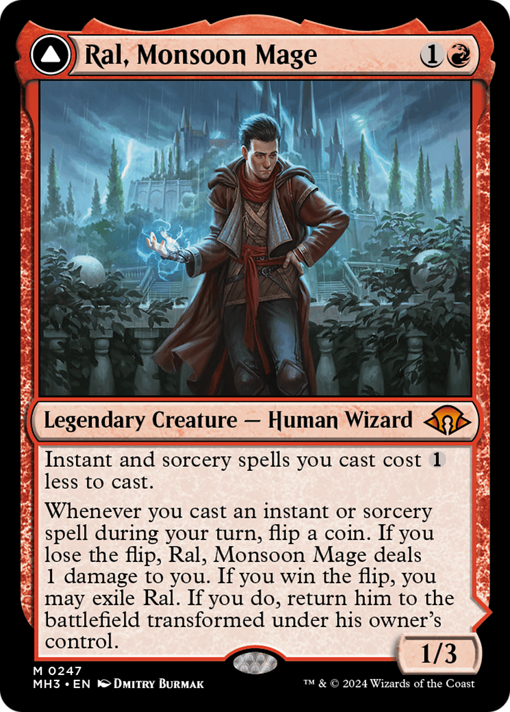 Ral, Monsoon Mage // Ral, Leyline Prodigy [Modern Horizons 3] - Destination Retro
