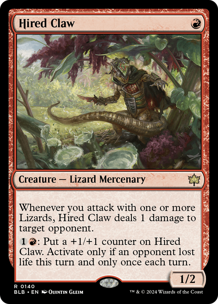 Hired Claw [Bloomburrow] - Destination Retro