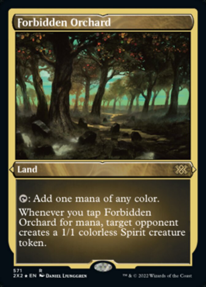 Forbidden Orchard (Foil Etched) [Double Masters 2022] - Destination Retro
