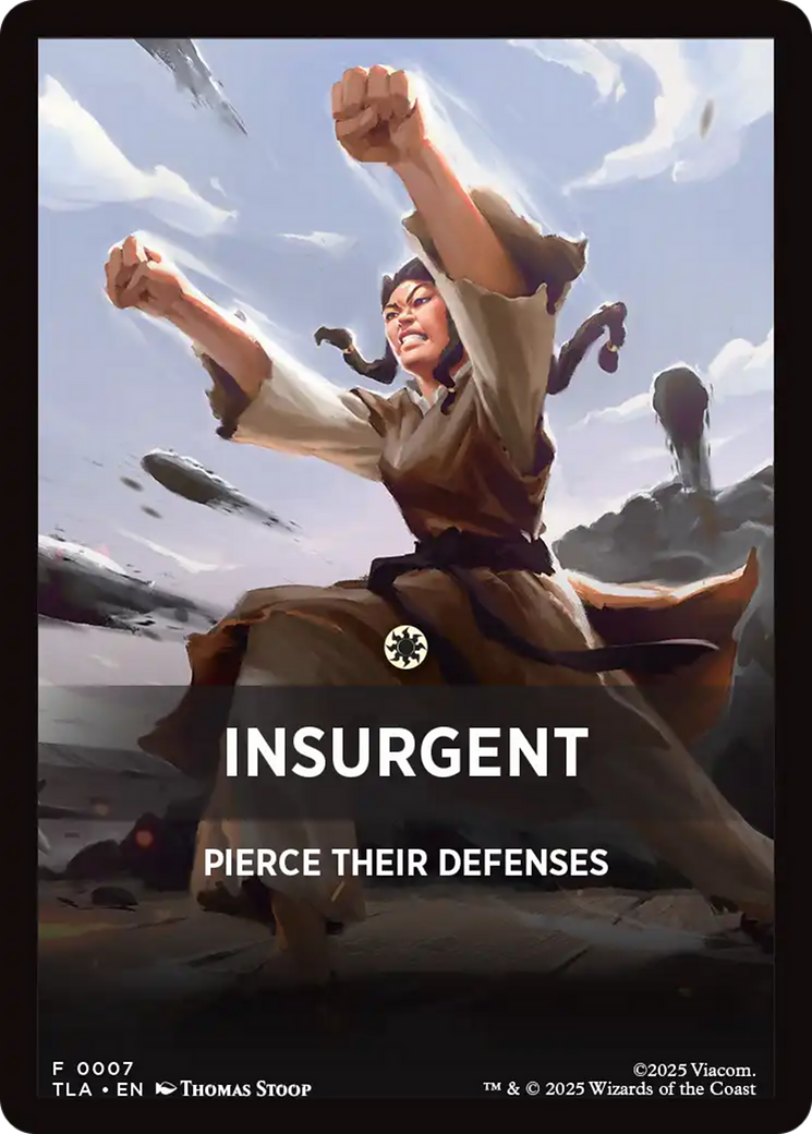 Insurgent Theme Card [Avatar: The Last Airbender Tokens] - Destination Retro