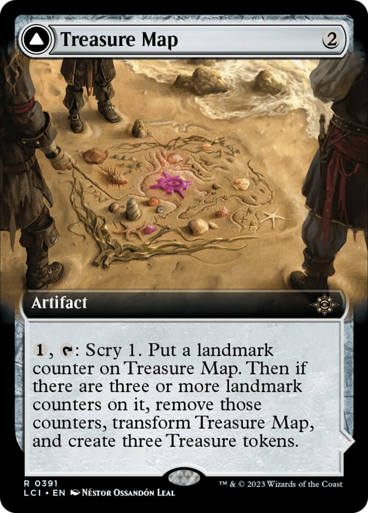 Treasure Map // Treasure Cove (Extended Art) [The Lost Caverns of Ixalan] - Destination Retro